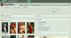 Desktop Screenshot of delusionaldarling.deviantart.com