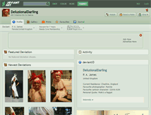Tablet Screenshot of delusionaldarling.deviantart.com