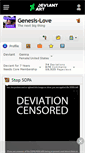 Mobile Screenshot of genesis-love.deviantart.com
