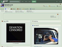 Tablet Screenshot of genesis-love.deviantart.com