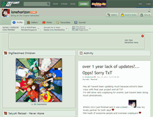 Tablet Screenshot of lonehorizon.deviantart.com