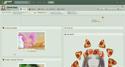 Desktop Screenshot of ghost-kara.deviantart.com
