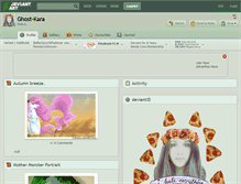 Tablet Screenshot of ghost-kara.deviantart.com
