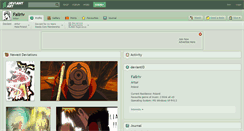Desktop Screenshot of fallriv.deviantart.com