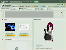 Tablet Screenshot of melchony.deviantart.com