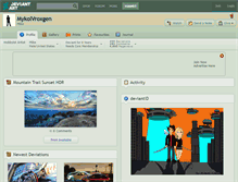 Tablet Screenshot of mykolvroxgen.deviantart.com