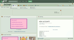 Desktop Screenshot of emothing92.deviantart.com