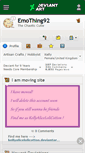 Mobile Screenshot of emothing92.deviantart.com