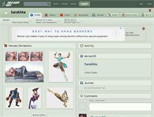 Tablet Screenshot of barakkka.deviantart.com