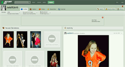 Desktop Screenshot of julz052610.deviantart.com
