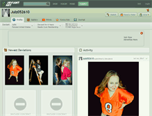 Tablet Screenshot of julz052610.deviantart.com