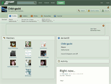 Tablet Screenshot of chibi-gackt.deviantart.com