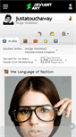 Mobile Screenshot of justatouchaway.deviantart.com