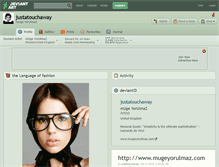 Tablet Screenshot of justatouchaway.deviantart.com