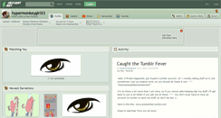 Desktop Screenshot of hypermonkeygirlx3.deviantart.com