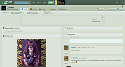 Desktop Screenshot of culhain.deviantart.com