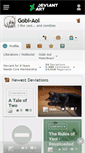 Mobile Screenshot of gobi-aoi.deviantart.com