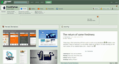 Desktop Screenshot of freshfarhan.deviantart.com