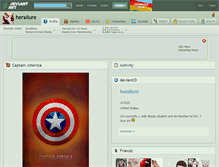 Tablet Screenshot of herallure.deviantart.com