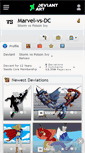 Mobile Screenshot of marvel-vs-dc.deviantart.com