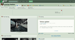 Desktop Screenshot of american-heathen.deviantart.com
