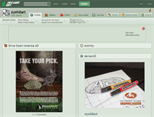 Tablet Screenshot of eyeh8art.deviantart.com