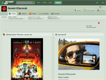 Tablet Screenshot of gonein10seconds.deviantart.com