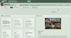 Desktop Screenshot of bryan1231.deviantart.com