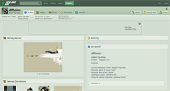 Desktop Screenshot of diffusion.deviantart.com