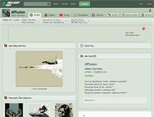 Tablet Screenshot of diffusion.deviantart.com