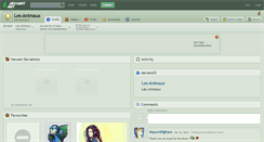 Desktop Screenshot of les-animaux.deviantart.com
