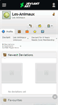 Mobile Screenshot of les-animaux.deviantart.com