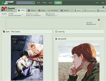 Tablet Screenshot of duomi.deviantart.com
