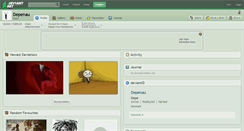 Desktop Screenshot of depenau.deviantart.com