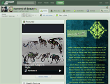 Tablet Screenshot of moment-of-beauty.deviantart.com