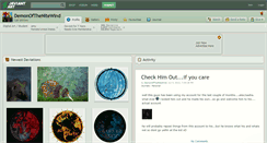 Desktop Screenshot of demonofthenitewind.deviantart.com