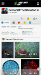 Mobile Screenshot of demonofthenitewind.deviantart.com