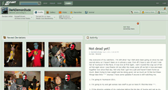 Desktop Screenshot of darkdemondude.deviantart.com