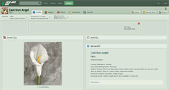 Desktop Screenshot of cast-iron-angel.deviantart.com