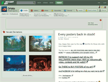 Tablet Screenshot of orioto.deviantart.com