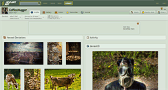 Desktop Screenshot of coffeemugger.deviantart.com