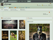 Tablet Screenshot of coffeemugger.deviantart.com