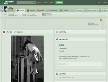 Tablet Screenshot of billla.deviantart.com