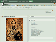 Tablet Screenshot of ghost522.deviantart.com