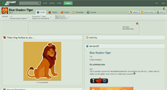 Desktop Screenshot of blue-shadow-tiger.deviantart.com