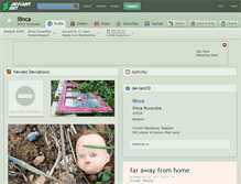 Tablet Screenshot of ilinca.deviantart.com