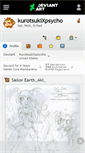 Mobile Screenshot of kurotsukixpsycho.deviantart.com