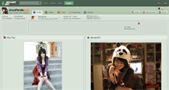 Desktop Screenshot of anyapanda.deviantart.com