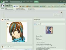 Tablet Screenshot of evee-elric.deviantart.com