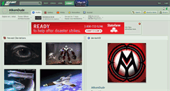 Desktop Screenshot of mikomdude.deviantart.com